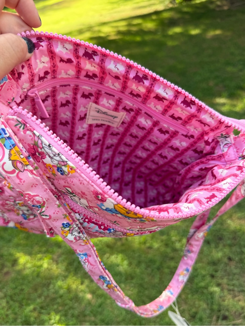 Vera Bradley Disney Aristocats Original Zip Hipster Crossbody NWT - Picture 6 of 14